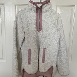 Abercrombie and Fitch Sherpa Quarter-zip